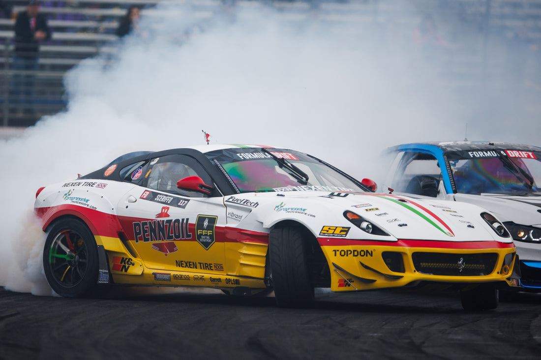 TOPDON USA Rolls into Formula Drift with Sponsorship of FFF Drifting Department Ferrari and Champion Driver Federico Sceriffo