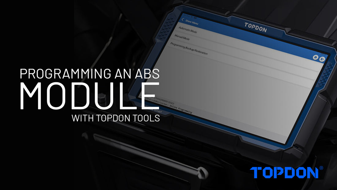 Watch & Learn: Programming an ABS Module with TOPDON Tools