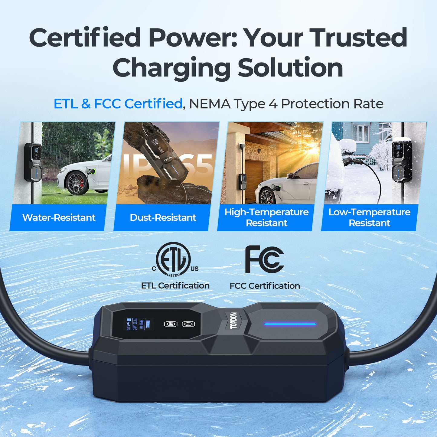 PulseQ AC Portable EV Charger