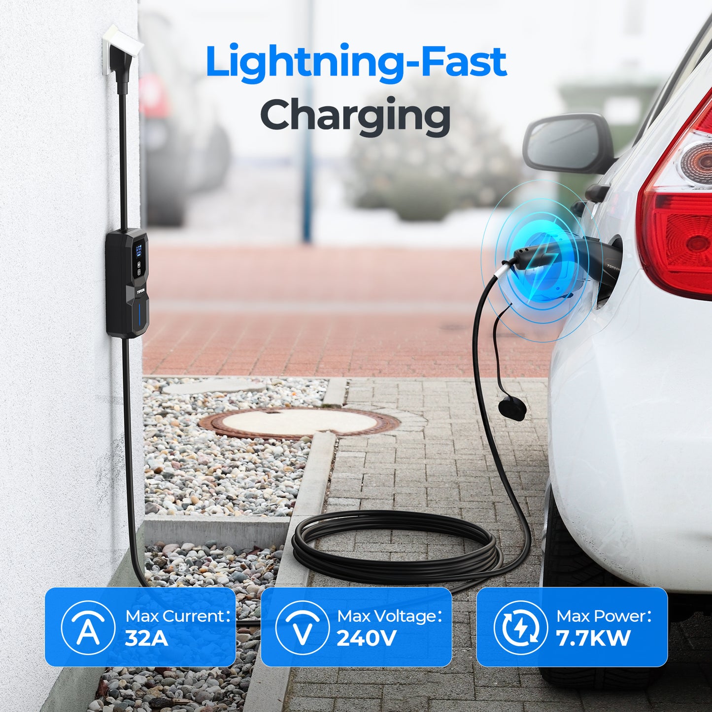 PulseQ AC Portable EV Charger